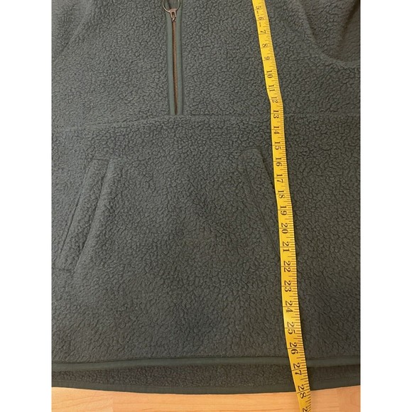 Madewell Women’s  XL Polartec Fleece Half Zip Green - Picture 6 of 12